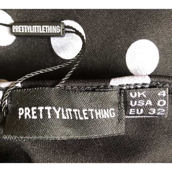 NWOT Pretty Little Thing Polka dot dress - Picture 4 of 8